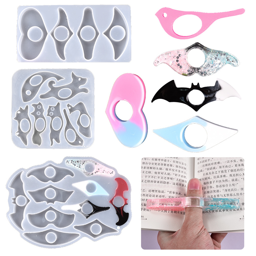 Resin Art Made Simple Book - DIY กระจกคริสตัลซิลิโคนแม่พิมพ์ Multi-สไตล์แหวนหนังสืออ่านเครื่องมือแหวนสำหรับเครื่องประดับทำ