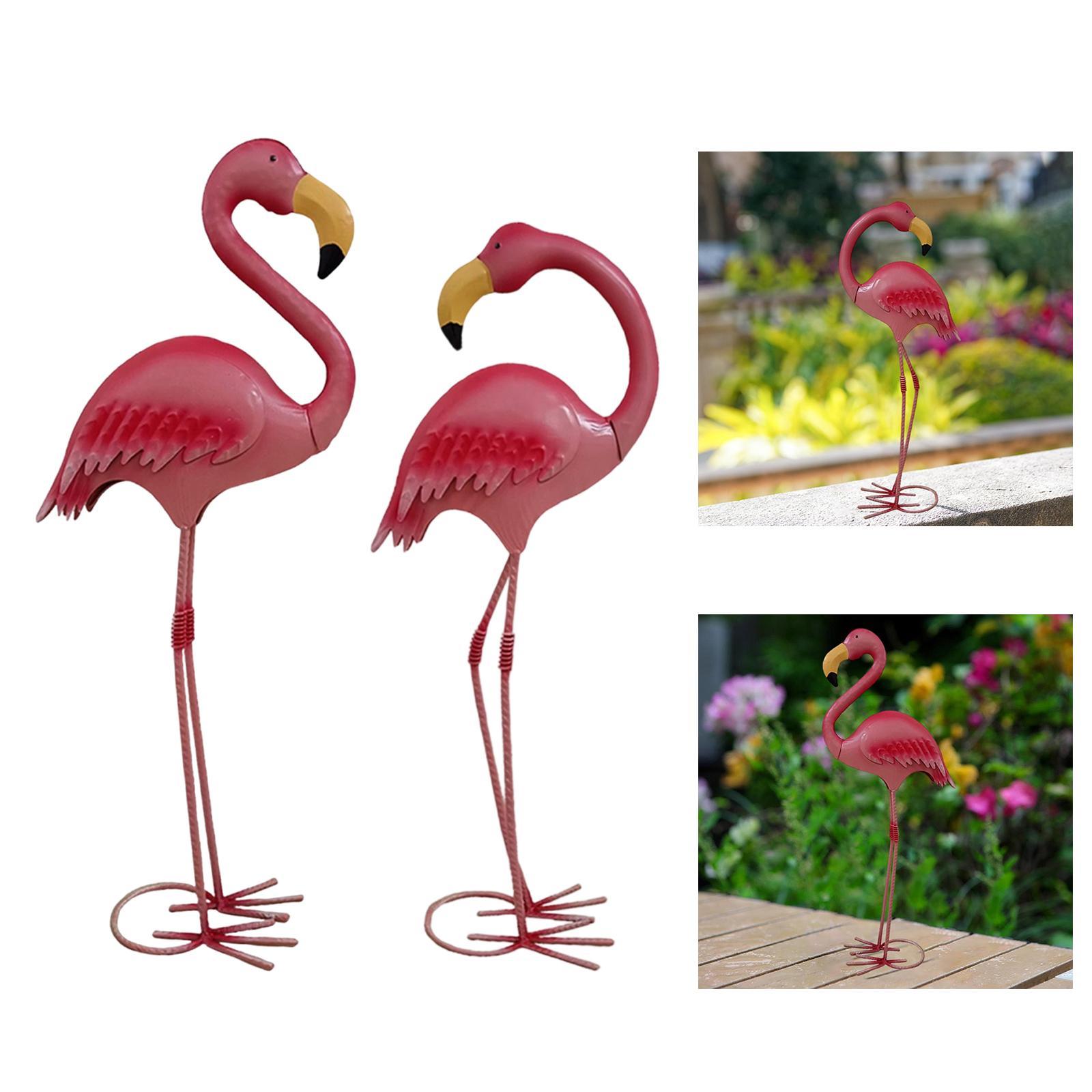 Resin Art Sculptures - รูปปั้นสวนศิลปะลานโลหะ,ประติมากรรมฟลามิงโกงานฝีมือสัตว์มัลติฟังก์ชั่น