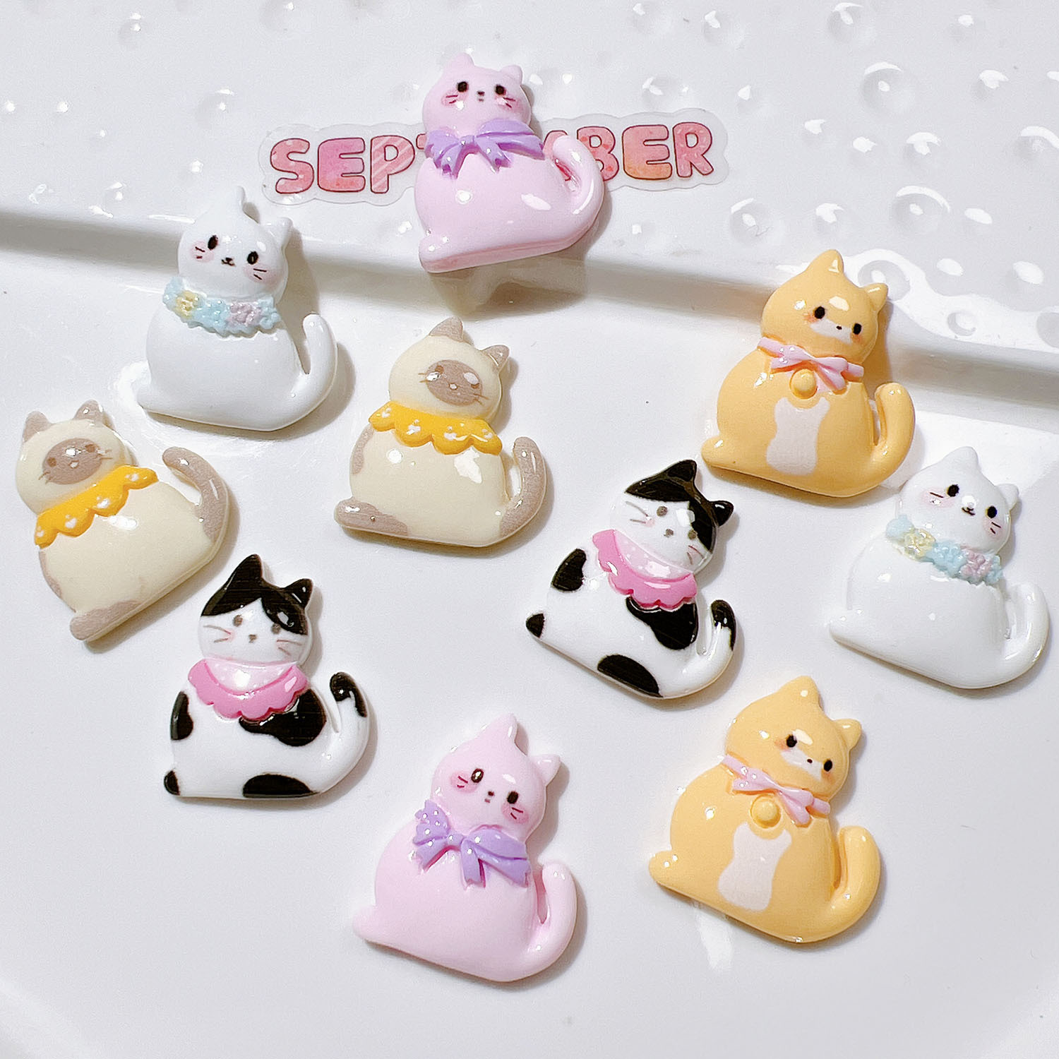 10/20 ชิ้น อุปกรณ์ตกแต่งเรซิ่น - Resin Art Earrings Material บทวิจารณ์และราคา