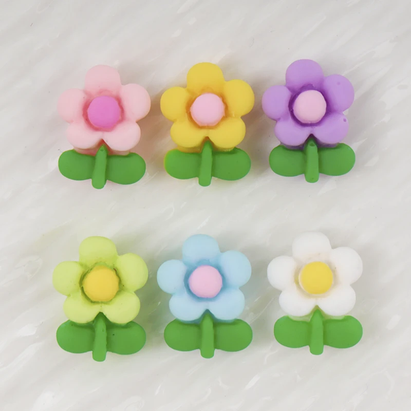 20/100 ชิ้น Mini ดอกไม้ DIY เร - Resin Art Earrings Material บทวิจารณ์และราคา