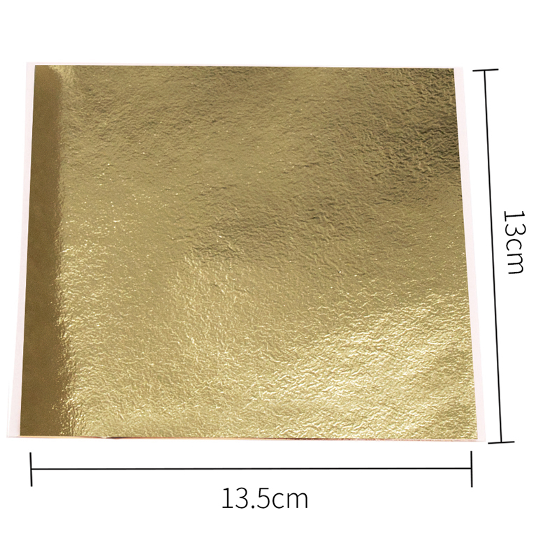 13x13.5 ซม.กระดาษฟอยล์สีดํา Go - Gold Leaf Foil บทวิจารณ์และราคา