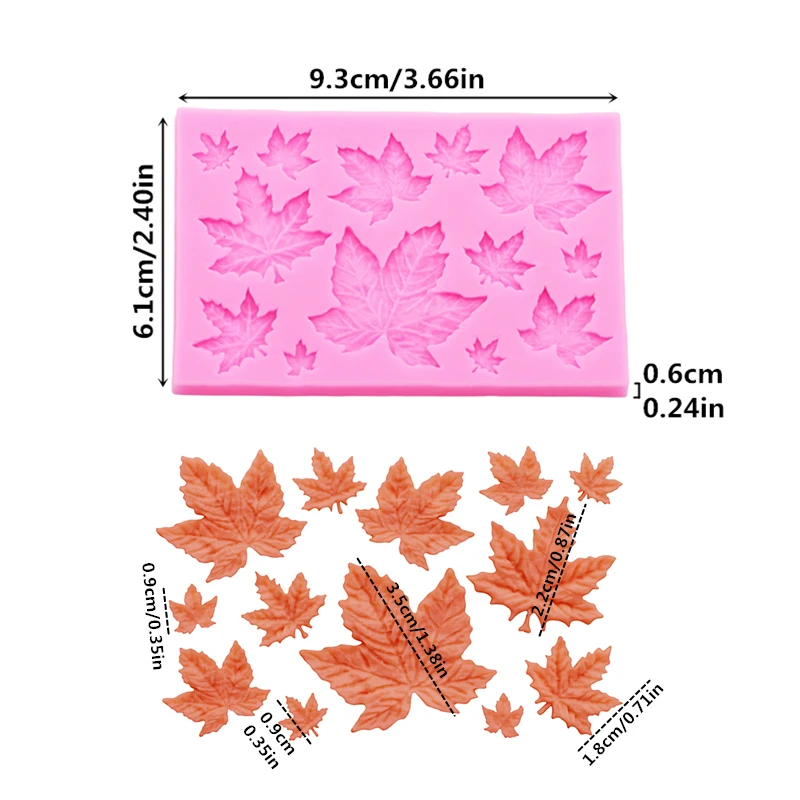Gj-61 DIY Leaf Maple Leaf แม่พ - Resin Art Mould บทวิจารณ์และราคา