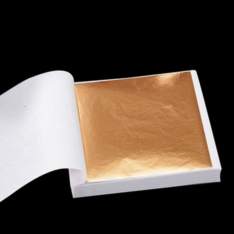 100pcs Art CRAFT Design กระดาษ - Gold Leaf Foil บทวิจารณ์และราคา