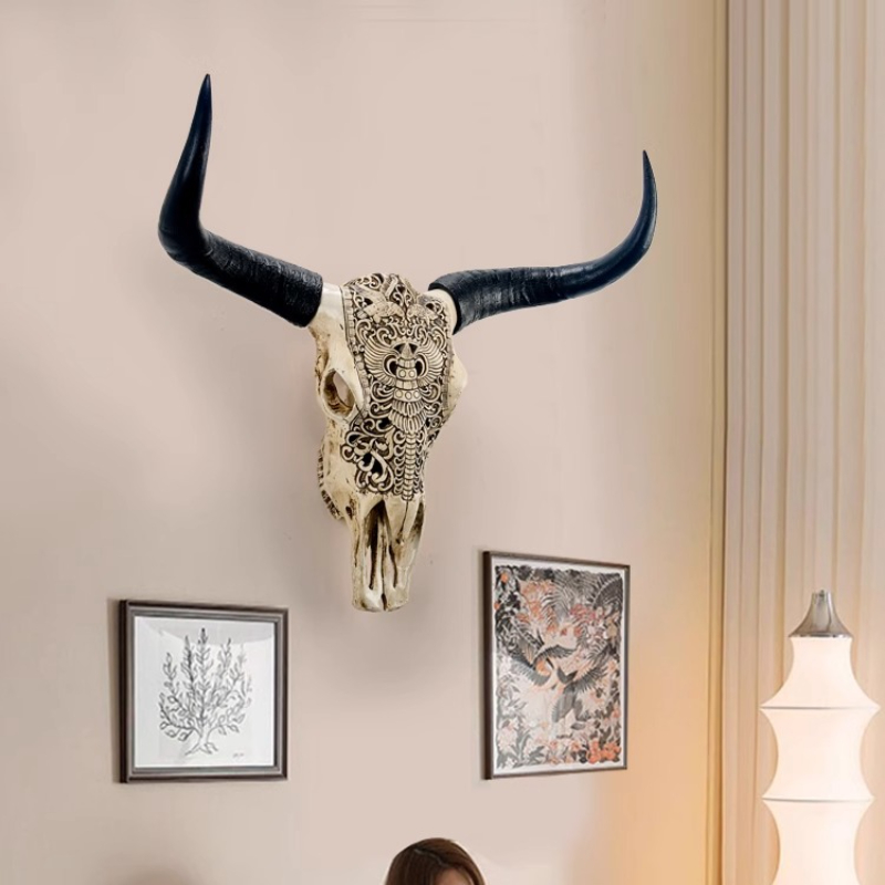 เรซิ่น Bull Head Wall ตกแต่ง R - Background Resin Art บทวิจารณ์และราคา