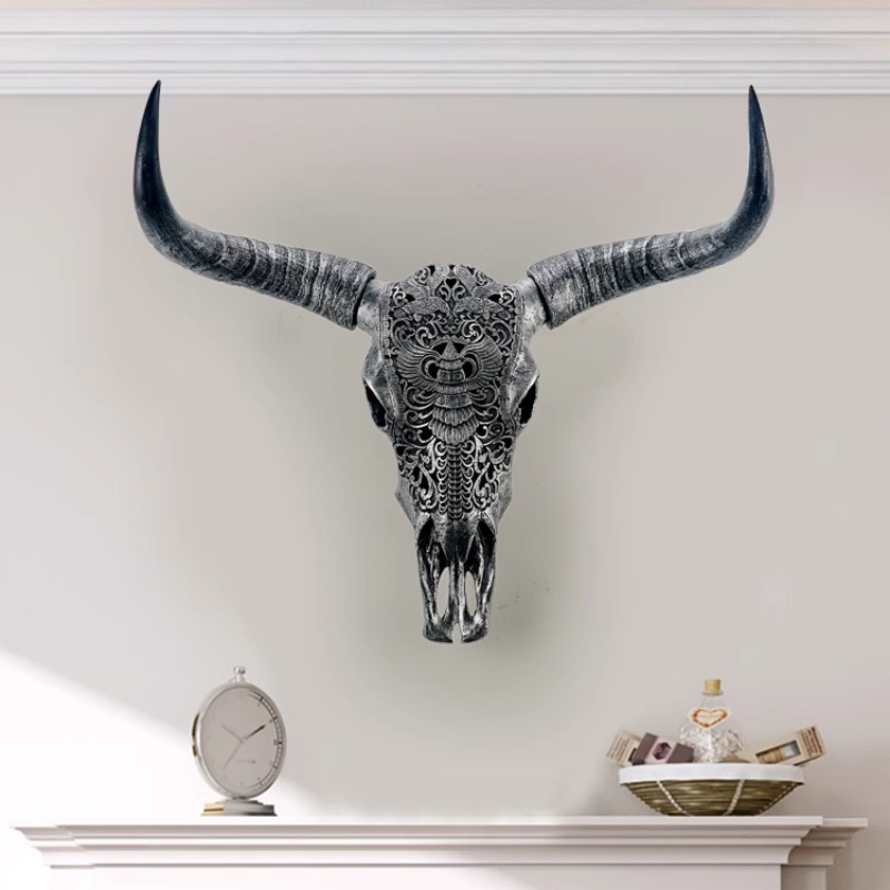 เรซิ่น Bull Head Wall ตกแต่ง R - Background Resin Art บทวิจารณ์และราคา