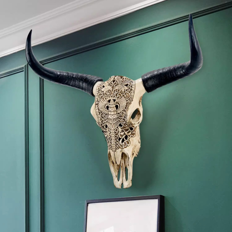 เรซิ่น Bull Head Wall ตกแต่ง R - Background Resin Art บทวิจารณ์และราคา