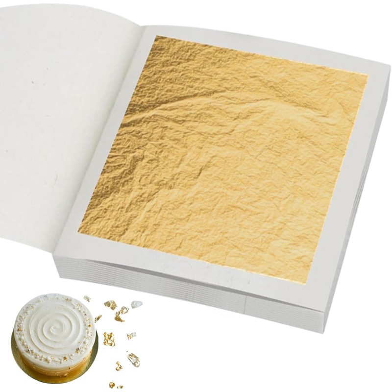แผ่นทองคำแท้ 24K 3 ขนาด ทองคำบ - Gold Leaf Foil บทวิจารณ์และราคา