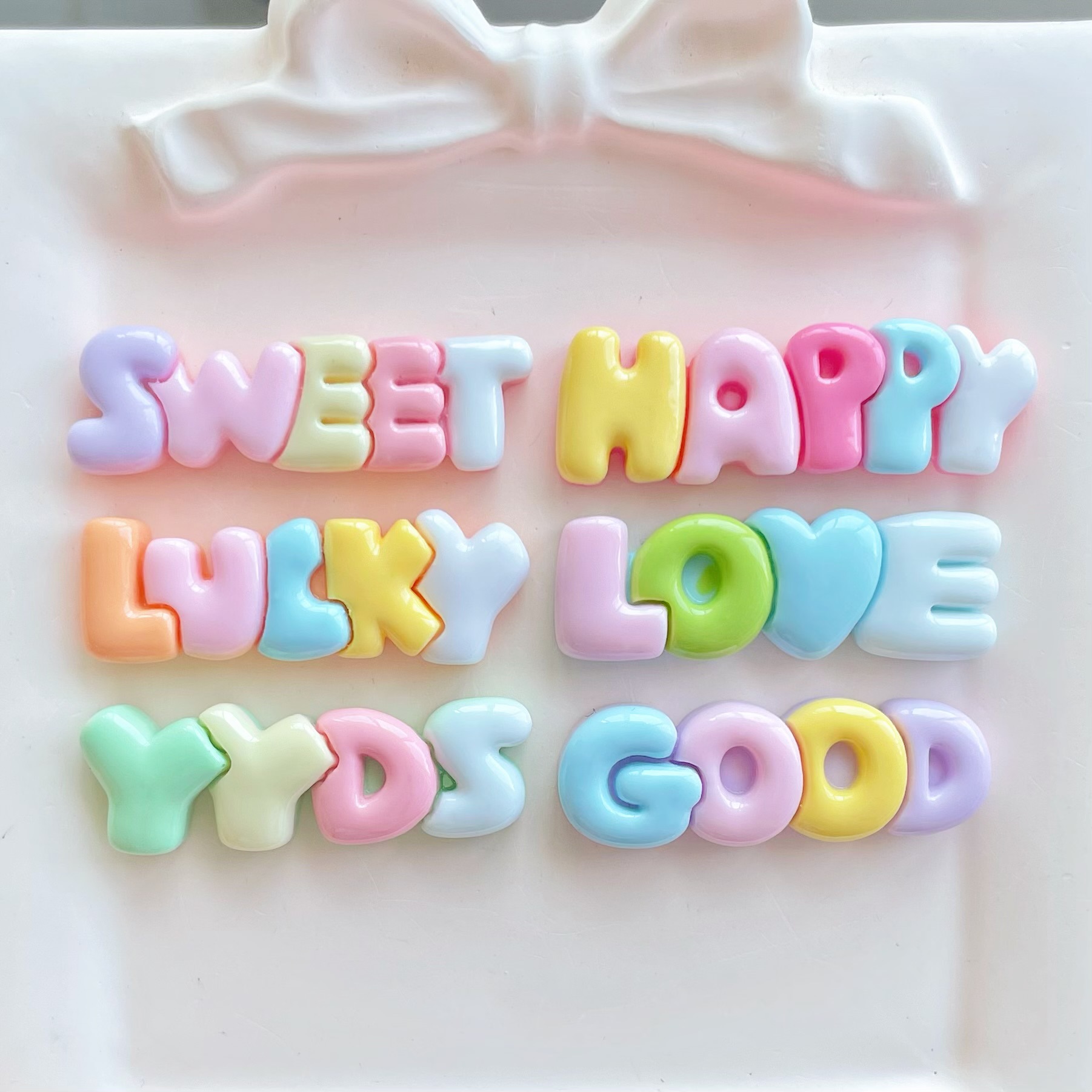 10-30ชิ้นต่างหูรูปตัวอักษรอุปก - Resin Art Earrings Material บทวิจารณ์และราคา