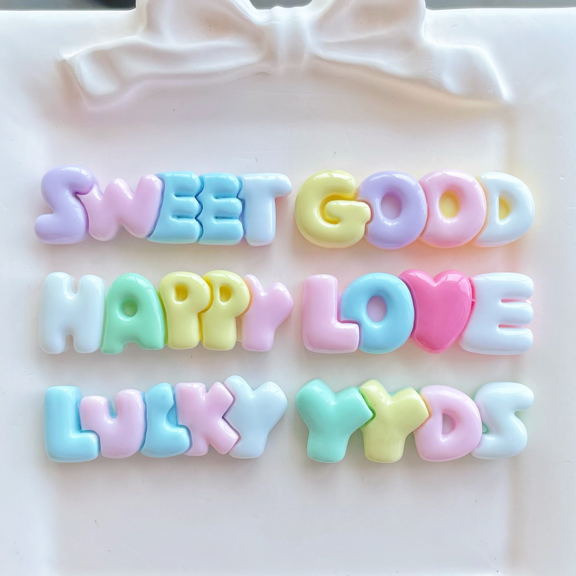 10-30ชิ้นต่างหูรูปตัวอักษรอุปก - Resin Art Earrings Material บทวิจารณ์และราคา