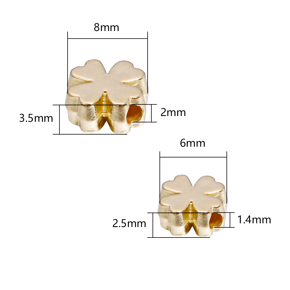 100-200 PCS Four Leaf Clover C - Gold Leaf Foil บทวิจารณ์และราคา