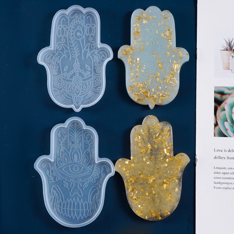 1 Pcs DIY Coaster มือของ Fatim - Resin Art Mould บทวิจารณ์และราคา