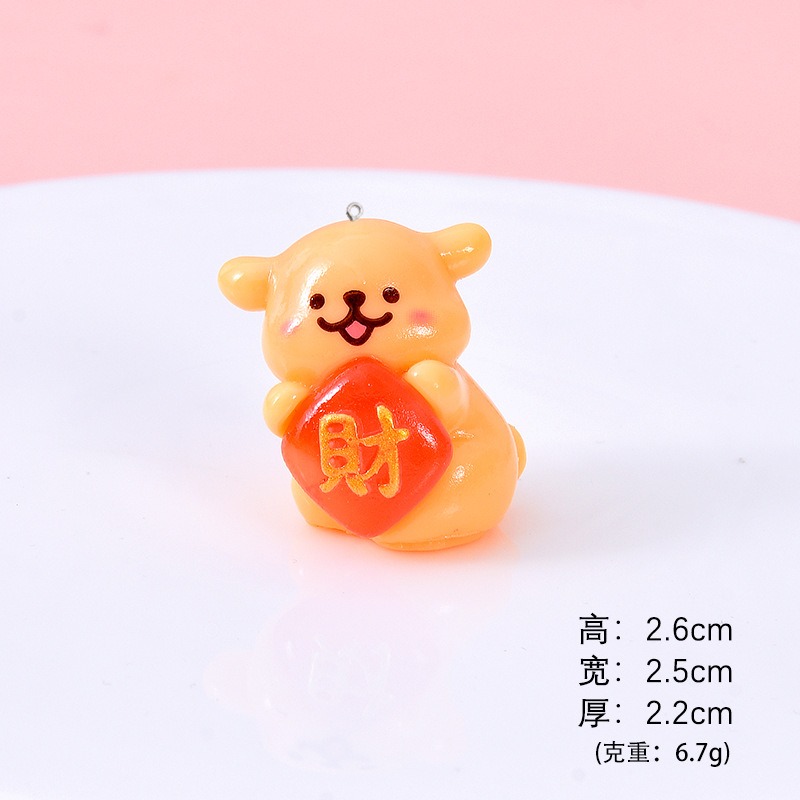 ชาร์มเรซิ่นรูปสุนัขการ์ตูน 5 ช - Resin Art Earrings Material บทวิจารณ์และราคา