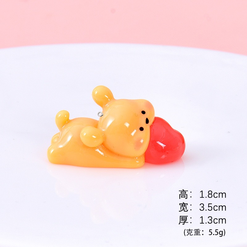 ชาร์มเรซิ่นรูปสุนัขการ์ตูน 5 ช - Resin Art Earrings Material บทวิจารณ์และราคา