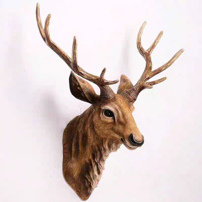 หัวกวางอเมริกันขนาด 60/80 ซม.  - Background Resin Art บทวิจารณ์และราคา