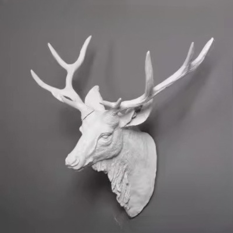 หัวกวางอเมริกันขนาด 60/80 ซม.  - Background Resin Art บทวิจารณ์และราคา