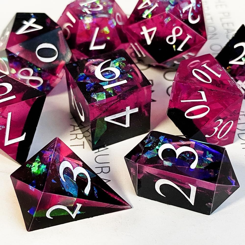 DIY DND Sharp Edge ลูกเต๋าแม่พ - Resin Art Mould บทวิจารณ์และราคา