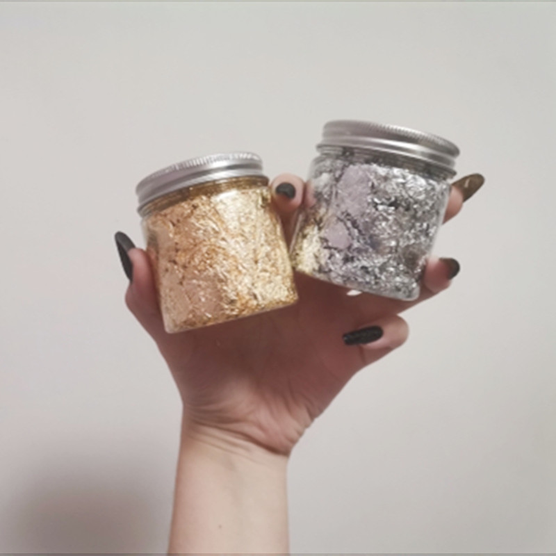 เลียนแบบทองคำสีกุหลาบเงินทองแด - Gold Leaf Foil บทวิจารณ์และราคา
