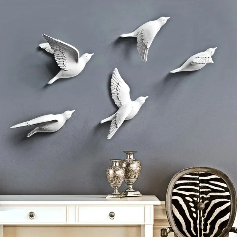ยุโรปเรซิ่นนกแขวนผนัง Pigeon ห - Background Resin Art บทวิจารณ์และราคา