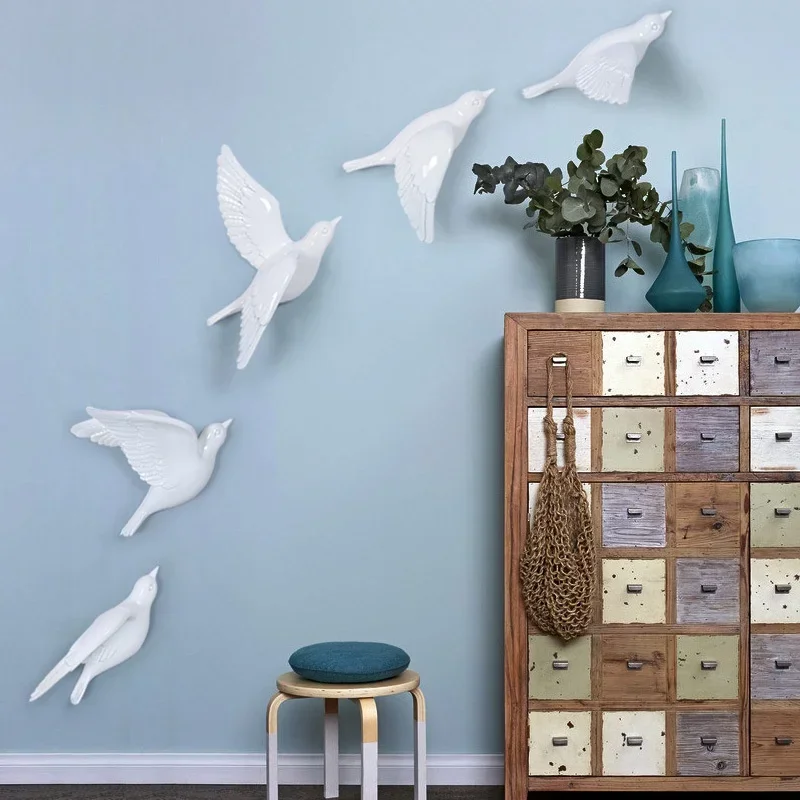 ยุโรปเรซิ่นนกแขวนผนัง Pigeon ห - Background Resin Art บทวิจารณ์และราคา