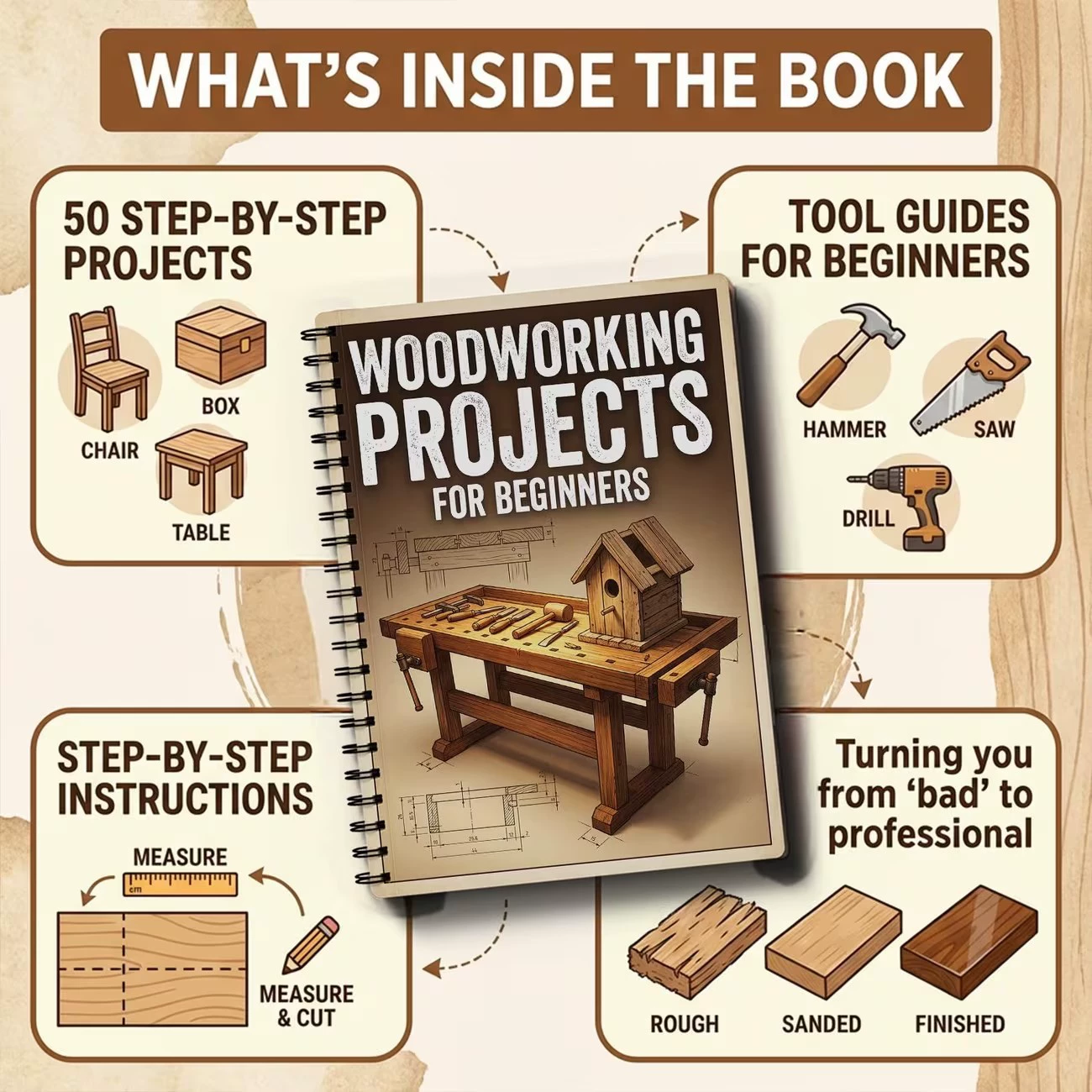 หนังสือโครงการงานไม้สำหรับผู้เ - Resin Art Made Simple Book บทวิจารณ์และราคา