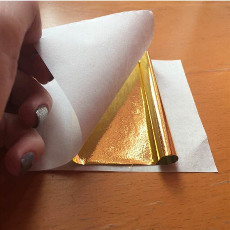 แผ่นทองคำแท้ 24K จำนวน 100 แผ่ - Gold Leaf Foil บทวิจารณ์และราคา