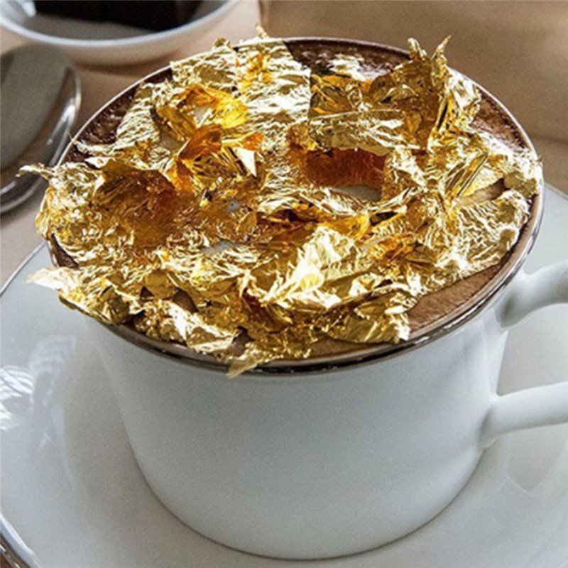แผ่นทองคำแท้ 24K จำนวน 100 แผ่ - Gold Leaf Foil บทวิจารณ์และราคา