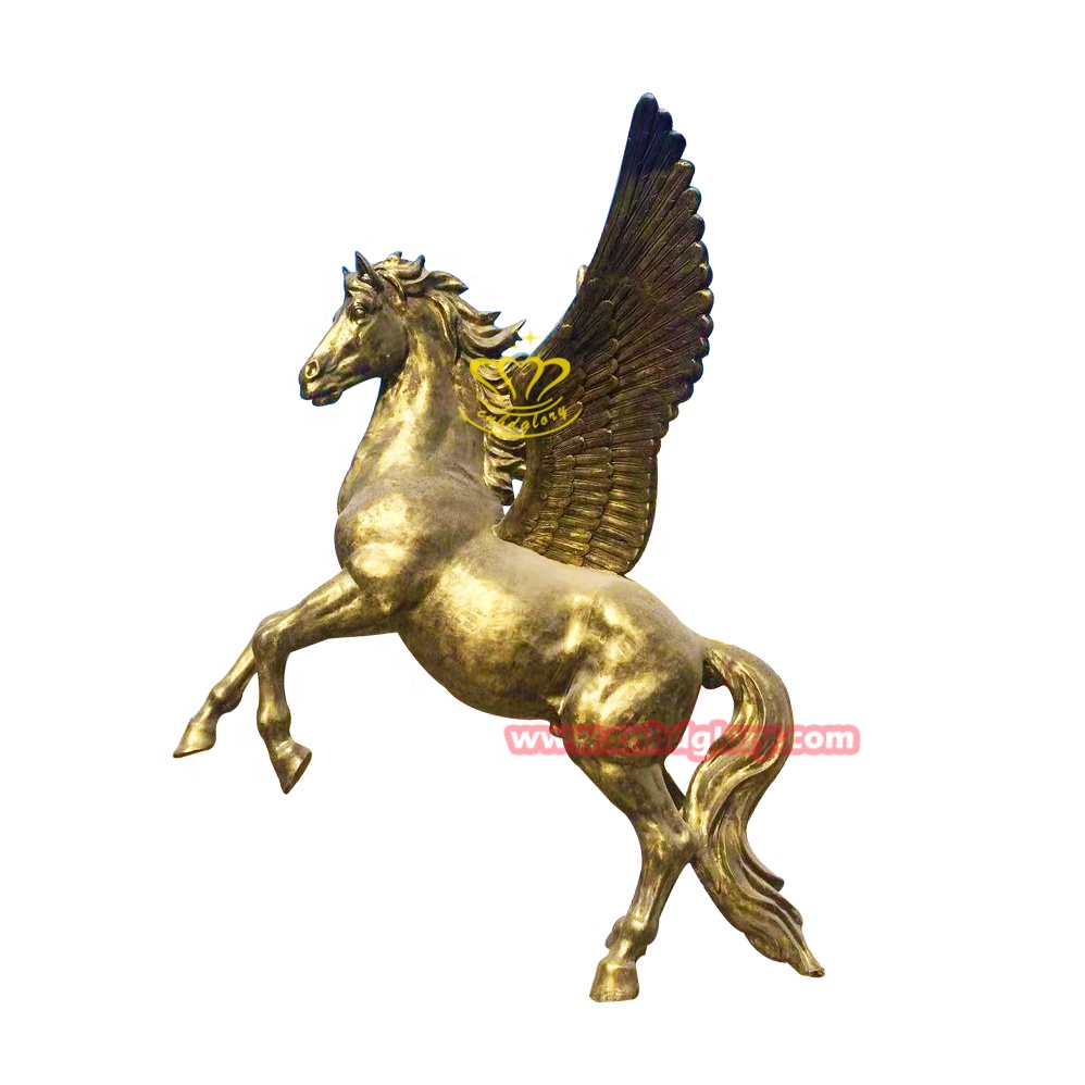 ประติมากรรมรูปม้าเพกาซัสมีปีก  - Resin Art Sculptures บทวิจารณ์และราคา