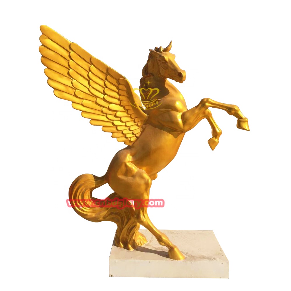 ประติมากรรมรูปม้าเพกาซัสมีปีก  - Resin Art Sculptures บทวิจารณ์และราคา