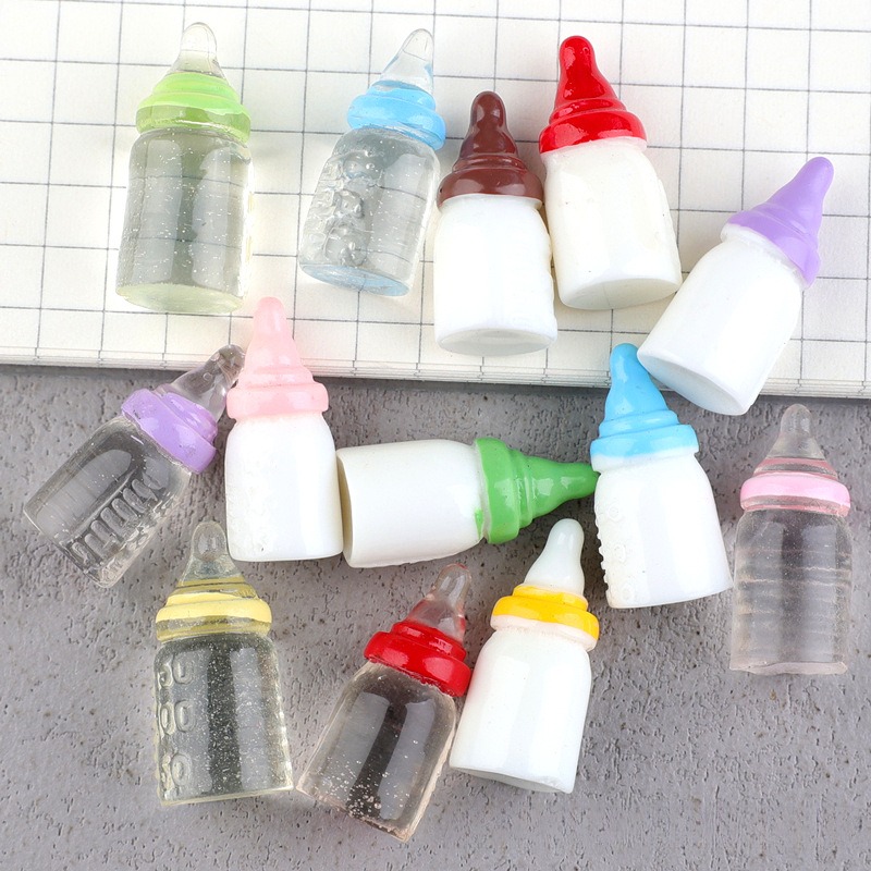 Wffnnkc 10ชิ้นขวดการ์ตูนจำลองว - Resin Art Earrings Material บทวิจารณ์และราคา