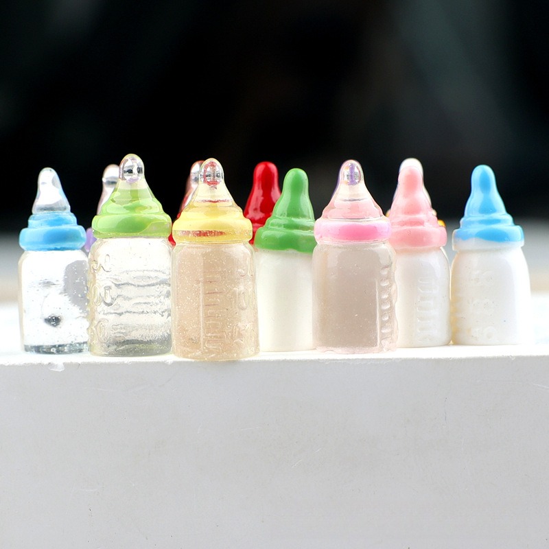 Wffnnkc 10ชิ้นขวดการ์ตูนจำลองว - Resin Art Earrings Material บทวิจารณ์และราคา