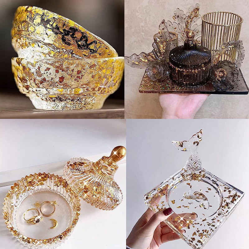 แผ่นทองคำเปลว 200 ชิ้น แผ่นฟอย - Gold Leaf Foil บทวิจารณ์และราคา