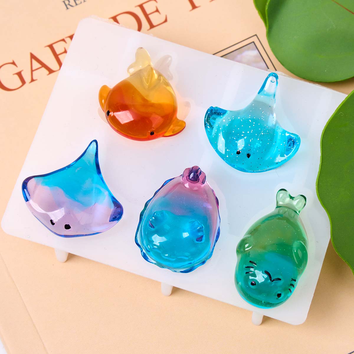 แม่พิมพ์ซิลิโคนรูปปลากระเบน 3  - Resin Art Mould บทวิจารณ์และราคา