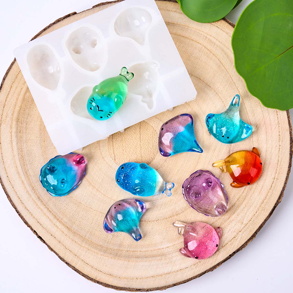 แม่พิมพ์ซิลิโคนรูปปลากระเบน 3  - Resin Art Mould บทวิจารณ์และราคา