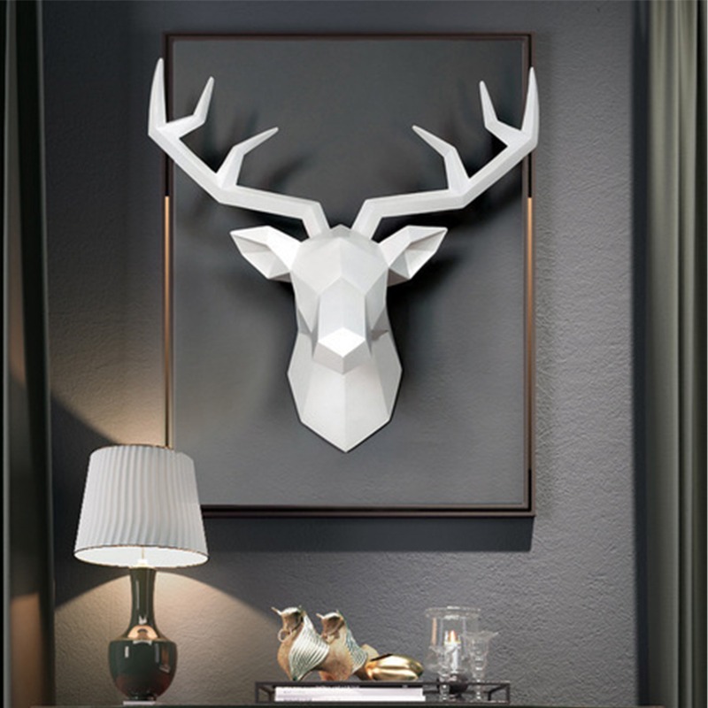งานประติมากรรมรูปหัวกวาง 1 ชิ้ - Resin Art Sculptures บทวิจารณ์และราคา