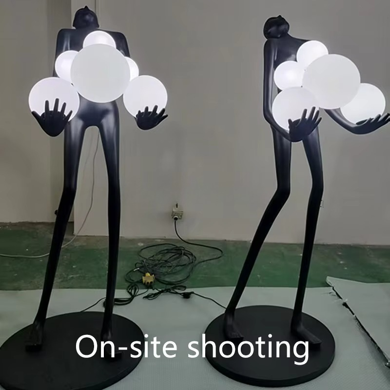 โคมไฟตั้งพื้นเรซิ่นรูปทรงศิลปะ - Resin Art Floor Design บทวิจารณ์และราคา
