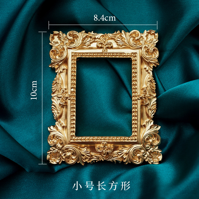 Golden Retro กรอบรูปเล็บเครื่อ - Background Resin Art บทวิจารณ์และราคา