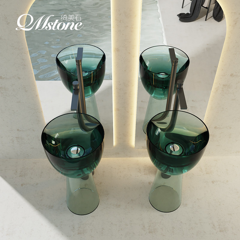 อ่างล้างหน้าแบบตั้งพื้น ทำจากเ - Resin Art Floor Design บทวิจารณ์และราคา