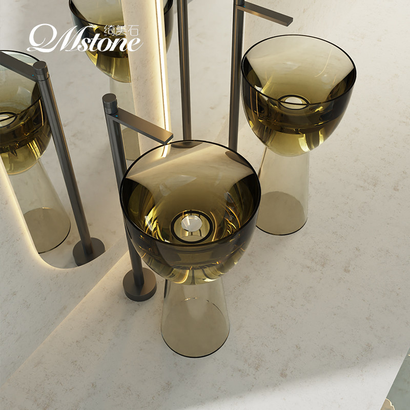 อ่างล้างหน้าแบบตั้งพื้น ทำจากเ - Resin Art Floor Design บทวิจารณ์และราคา