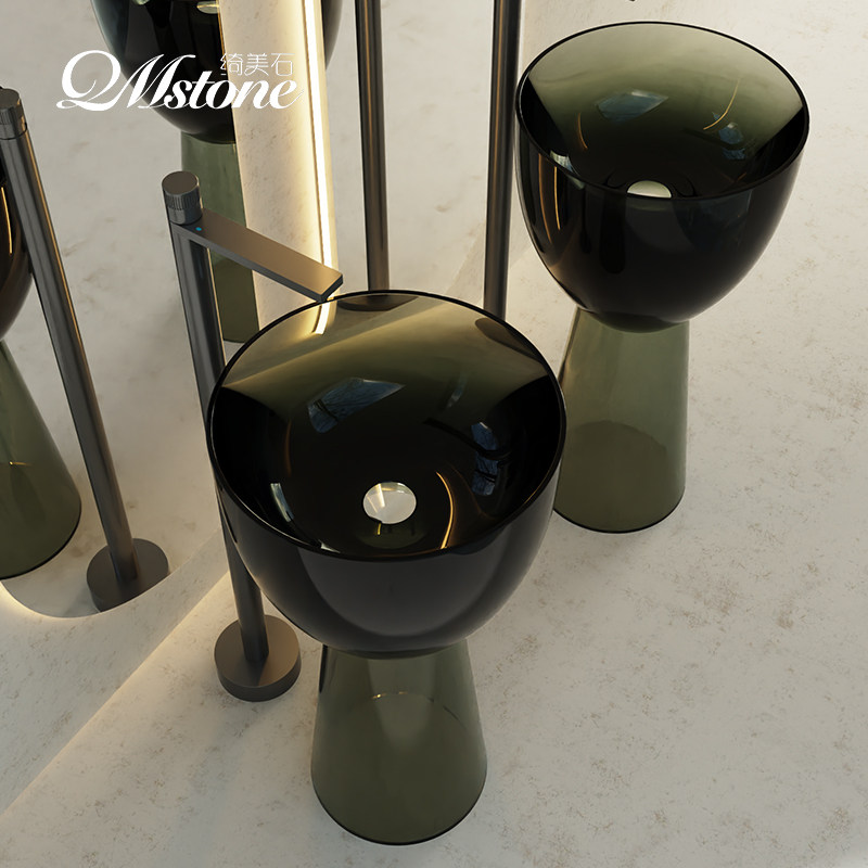 อ่างล้างหน้าแบบตั้งพื้น ทำจากเ - Resin Art Floor Design บทวิจารณ์และราคา