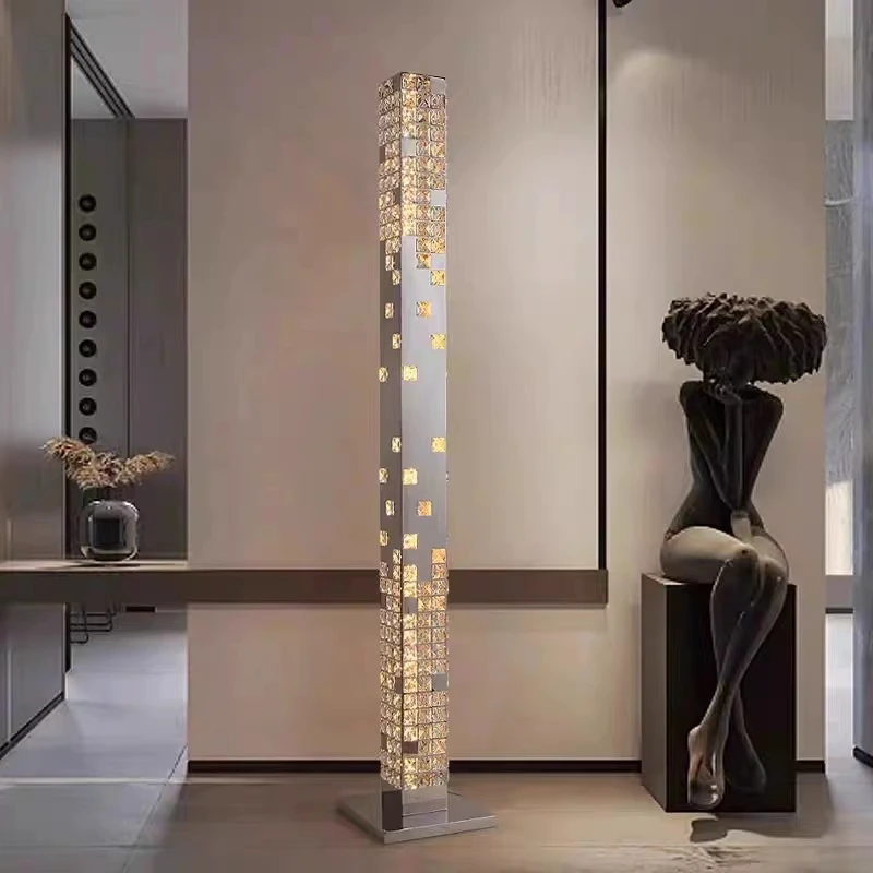 โคมไฟตั้งพื้นคริสตัล LED ดีไซน - Resin Art Floor Design บทวิจารณ์และราคา