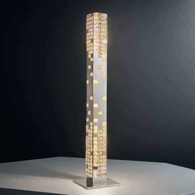 โคมไฟตั้งพื้นคริสตัล LED ดีไซน - Resin Art Floor Design บทวิจารณ์และราคา