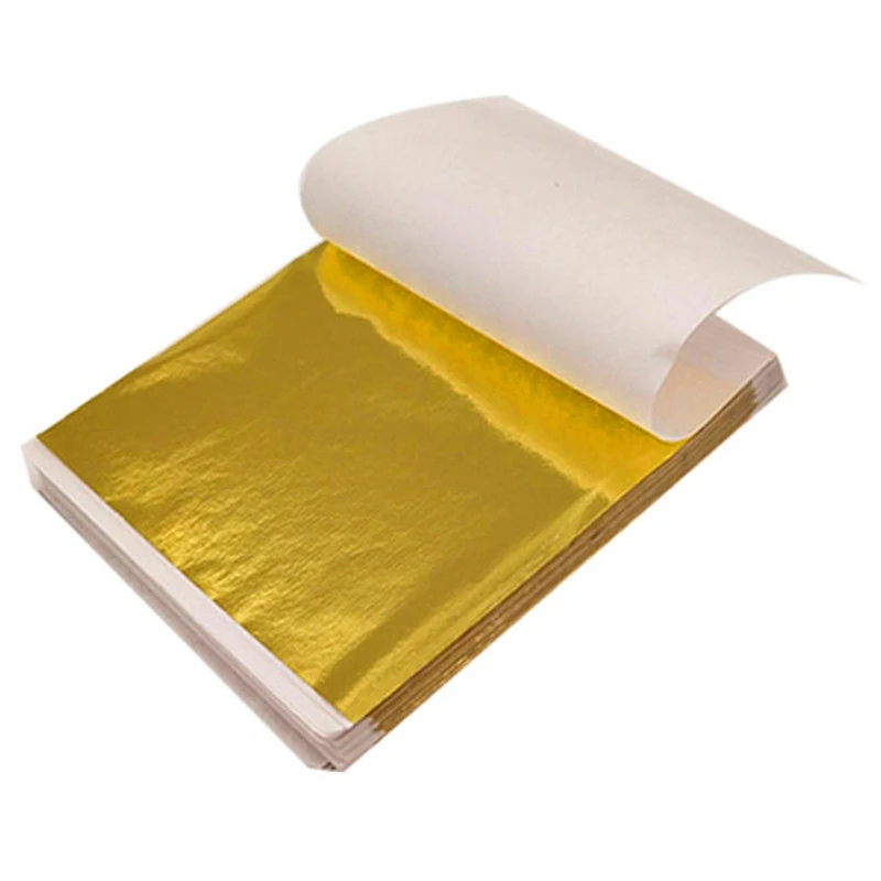 100 ชิ้น 9 เซนติเมตรบรรจุเลียน - Gold Leaf Foil บทวิจารณ์และราคา
