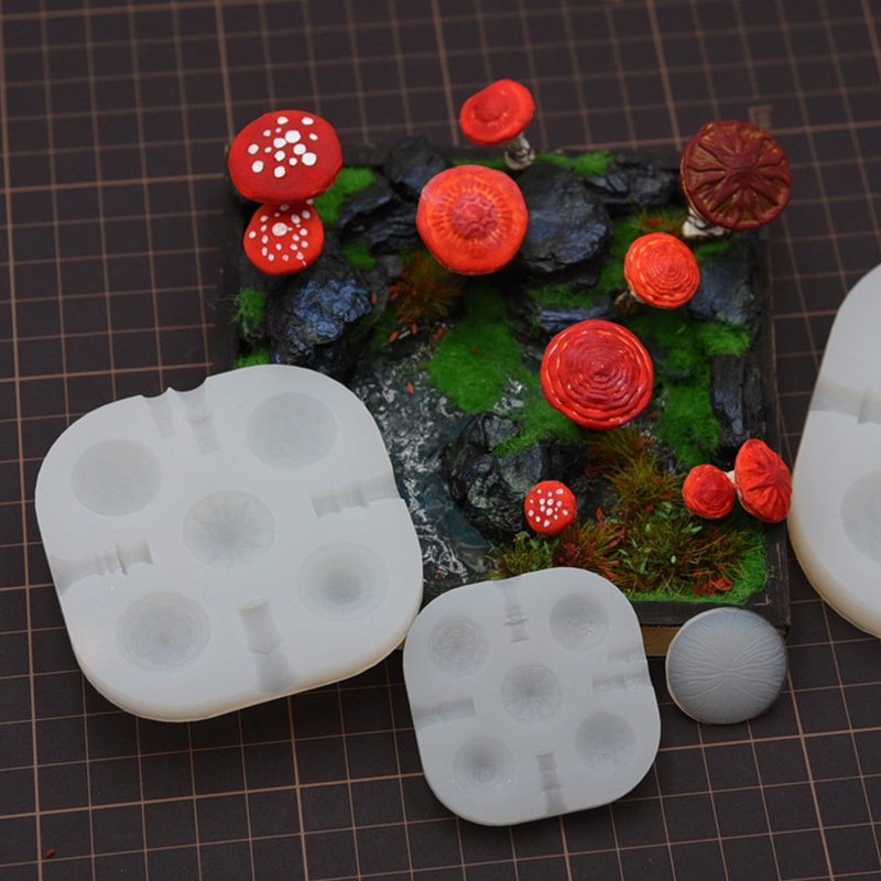 แม่พิมพ์ซิลิโคนรูปเห็ดขนาดเล็ก - Resin Art Mould บทวิจารณ์และราคา