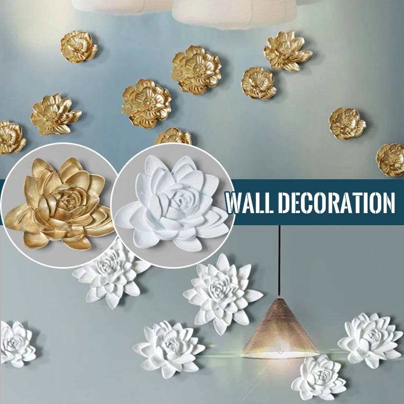 งานศิลปะตกแต่งผนังรูปดอกบัวและ - Background Resin Art บทวิจารณ์และราคา