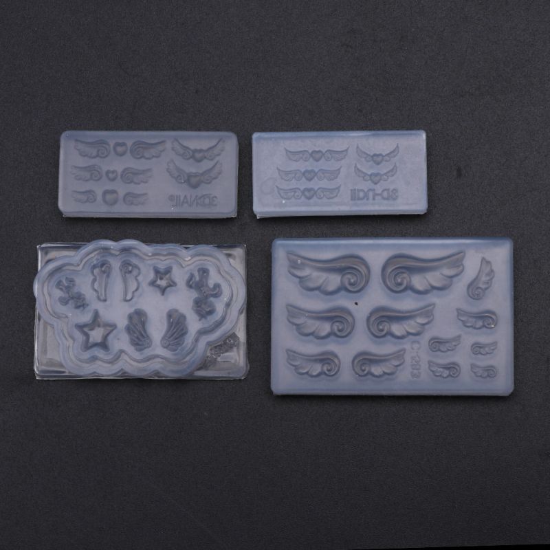DIY อุปกรณ์ตกแต่งเล็บเล็บแม่แบ - Resin Art Earrings Material บทวิจารณ์และราคา