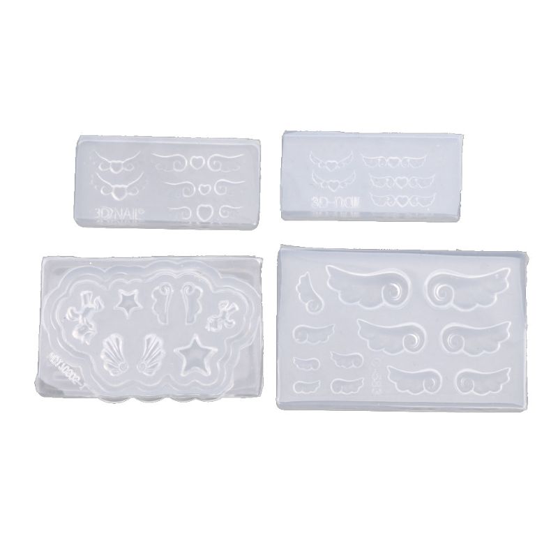 DIY อุปกรณ์ตกแต่งเล็บเล็บแม่แบ - Resin Art Earrings Material บทวิจารณ์และราคา