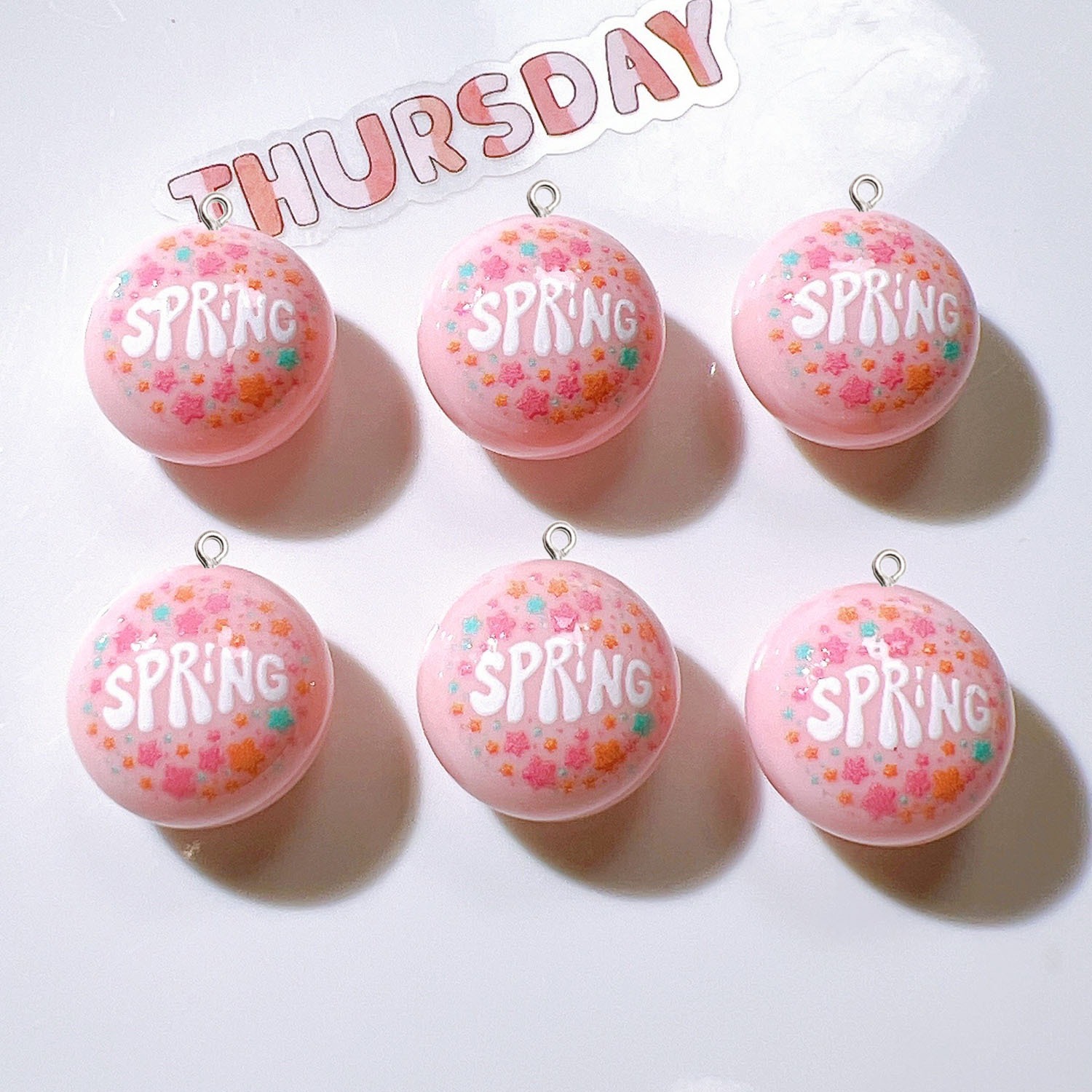 จี้เรซิ่นทรงกลม 10 ชิ้น สำหรับ - Resin Art Earrings Material บทวิจารณ์และราคา