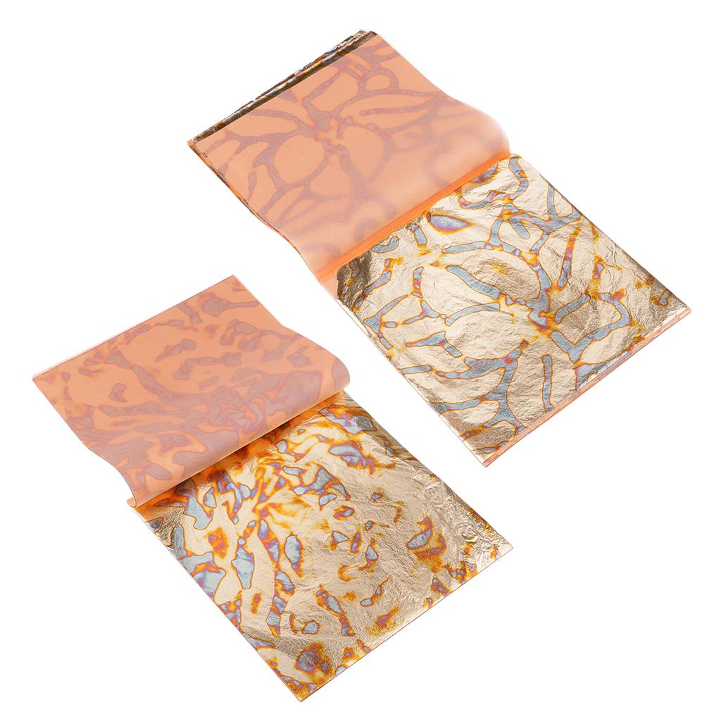 แผ่นทองคำเปลวเทียมหลากสี แผ่นฟ - Gold Leaf Foil บทวิจารณ์และราคา
