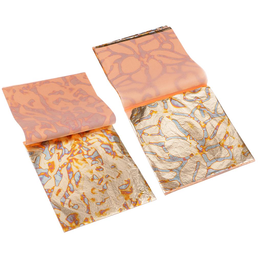 แผ่นทองคำเปลวเทียมหลากสี แผ่นฟ - Gold Leaf Foil บทวิจารณ์และราคา
